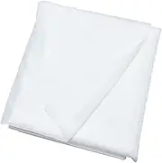 White Iron-On Non-Woven Fusible Interfacing 5x1.5m/196x59" Lightweight Fusible Interfacing Iron On Polyester Single-Sided Fabric for Sewing,DIY Crafts,Garment Making Supplies(125-135°C)