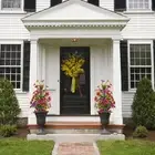 Artificial Flower Spring Summer Faux Greenery for Potted Plant Path Backyard