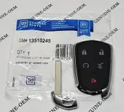 2019-21 Cadillac XT4 XT5 XT6 Keyless Remote Smart Key Entry Fob GM 13510245 OEM (for: Cadillac)