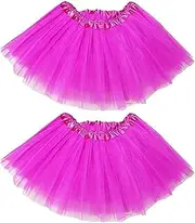 [ASAHEL] Tutu Skirts Girls Women Halloween Christmas Party Dance Costume Ballet Tulle Dress 1-2 Pack