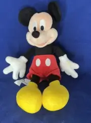 Mickey Mouse plush toy 15” Original Disney Character Great Condition