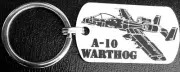 Keyring / keychain aircraft / airplane A-10 Warthog
