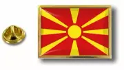 Pins Pin Badge Pin's Metal Clip Butterfly Flag Macedonia Macedonian