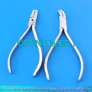 Set of 2 Pliers Primary Crown Crimping Plier & Reynolds Contouring Plier Dental