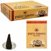 Crystal Wonderland Palo Santo 120 Incense Cones Green Tree