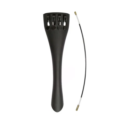 1/2 Cello Tailpiece Carbon Fiber + Tailgut Tail Gut Tailcord Hanger Endline