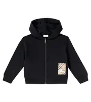 [Burberry Kids] Burberry Kids EKD cotton hoodie Y 14 black