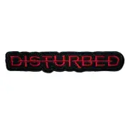 Disturbed Red Logo Patch Iron Sew On Official Band Merch