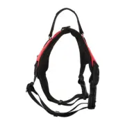 Saddle Style Mesh Dog Harness for Medium / Large Dog - Size L (Red)