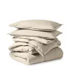 Comforter Set - Size - Ultra-Soft - Goose Down Oversized King 12 - Sand