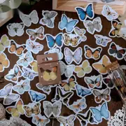 46pcs/pack Butterfly Story Mini Paper Sticker Decoration Diary Scrapbooking Label Sticker Stationery