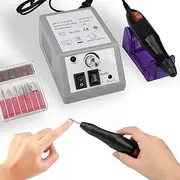 Frafuo Electric Nail Drill Machine-Nail Drill 20000 RPM With Adjustable Speed And Reverse Rotation-Professional Electric Nail File For Regular Polish Acrylic Nails-Professional Electric Nail Art Salon Drill