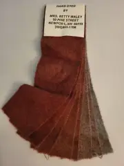Wool Swatches faded Red Betty Maley 8 Values Rug Hooking Applique Crafts
