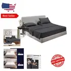 Premium 600 Thread Count King Split Top Sheets for Adjustable Beds - Dark Gray