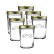 Kilner Wide Mouth Preserving Jars Set of 6 (350ml)