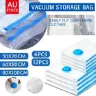 12X Vacuum Storage Bags Clothes Sealer Bags Space Saver Storage Seal Compressing