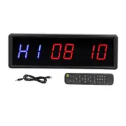 LED Interval Timer Gym Workout Count Down/Up Clock Fitness Exercise Stopwatch