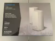 Linksys MX10 Velop AX5300 Mesh Wi-Fi 6 System 2-Pack White FACTORY SEALED