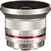 Rokinon 12mm F2.0 Ultra Wide Angle Lens for Micro Four Thirds - RK12M-MFT-SIL