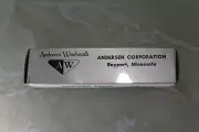Pair of Andersen Windows 7052 Hopper Locks with Screws Brown 1959 USA