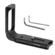 QR Vertical L Plate Bracket 1/4" Screw for Nikon D850 DSLR Camera Arca-Swiss