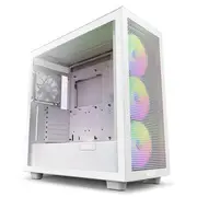 NZXT H7 Flow RGB Edition Mid Tower Case White