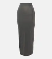 [Alex Perry] Alex Perry Embellished jersey midi skirt AU 8 grey