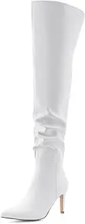 [Shoe'N Tale] Thigh High Boots for Women Over The Knee Stiletto Heel Pointed Toe Long Sexy Boots