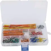560pcs Jumper Wire Kit,PCB Circuit Board Assortment 14 Different Lengths Ushaped Color Lines,Circuit Board Pin Expansion Accessories for Electronics, Repairing (KOSDFOGE)
