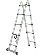[Traderight] Multi-Purpose Telescopic Folding Ladder 10 Step in Silver