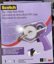 NEW OPEN BOX Scotch Tape Glider Wide Width Purple NO TAPE
