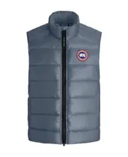 Canada Goose Zipped Logo Patch Down Gilet S,XL,L,XXL,M blue
