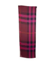 Purple Checkered Scarf