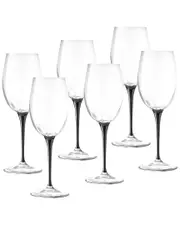 Barski Set of 6 White Wine Goblets
