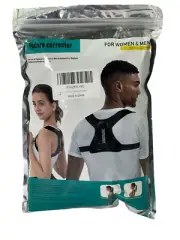 Back Brace Posture Corrector For Women & Men Med-LG 28”- 47” Breathable Flexible