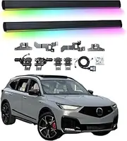 BJOHQ Electric Running Boards Compatible for Acura MDX 2014-2025 with Light, SUV, Off-Road & Pickup Trucks - Retractable Truck Steps & Nerf Bars