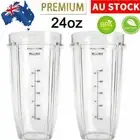 2PCS 24oz Replacement Parts Cups For Nutri Ninja Blender Auto iQ 900/1000/1500W
