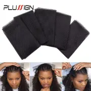 Generous Size Breathable Fabric Hair Weaving Net Big Hole Free Style Polyester B