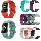 For Fitbit Charge 6/5 Watch Strap Silicone Strap Breathable Strap with Holes