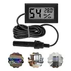 Thermometer Hygrometer Digital Mini Temperature Humidity Meter With Probe Spare