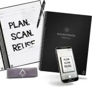 Smart Reusable Notebook, Fusion plus Letter Size Spiral Notebook & Planner, Infi