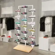 Floorstanding Shoe Rack 18 Compartments Shoe Shelf Shoe Storage Organizer