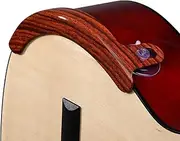 Alba Guitar Beads Classical Guitar Armrest in Light Brown Wood Pattern for Flamenco Guitar Arm Rest Acoustic Guitar with Nylon Strings