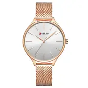 Women Brand Fashion Dress Ladies Bracelet Watch Rose Gold Clock