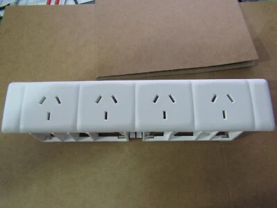 CMS Quad GPO Powerboard - Wire Grid Series Quad GPO