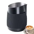 Milk Frothing Jug 420ml Coffee Frothing Pitcher Stainless Steel Latte usefulness