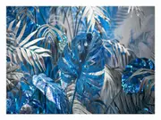 Silver Blue Canvas Print