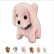 My Realistic Robot Puppy, 2025 New Ai Robotic Dog, Robot Puppy That Acts Like A Real Dog, Walking, Barking, Tail Wagging (Pink)
