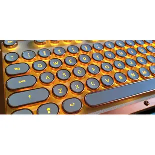 【珍品收藏出清】AZIO Retro Classic POSH復古打字機鍵盤