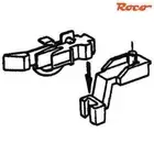 Roco 40281 Ho Scale Two Short Hooks with Height-Adjustable Hook Holders